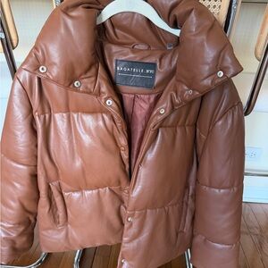 Bagatelle Women's Brown Puffer Jacket